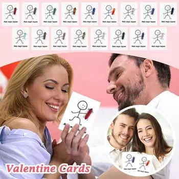 Подарки ко Дню святого Валентина, валентинки для детей с подарками из кристаллов - Обмен подарками ко Дню святого Валентина для мальчиков, девочек, классных вечеринок в школе One Size