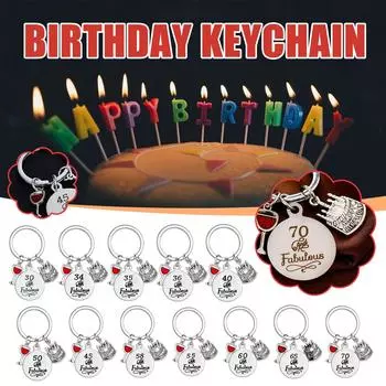 Подарки на день рождения Live Laugh Love Брелки на день рождения Вдохновляющие подарки для друга One Size