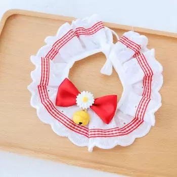 Подарки на день рождения Щенок Шарф Рождественский ошейник для домашних животных Аксессуары для кошек Котенок Нагрудники Кошка Ожерелье Декор темно-синий