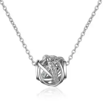 Подарки на День святого Валентина Ожерелье со скелетом Женский кулон Простой студенческий короткий дизайн Холодный ветер Ключичная цепочка кулон Романтические аксессуары copper