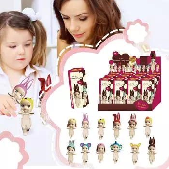 Подарки на День святого Валентина Подарок-сюрприз Милый кулон, Украшения для мобильного телефона, 12 кукол Модные куклы, Украшения (12 шт.) One Size белый