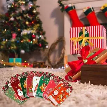 Подарки на рождественскую вечеринку для детей - 24 упаковки бумажных открыток в банках Mason с 24 пакетиками для сладостей для детского подарка на день рождения своими руками