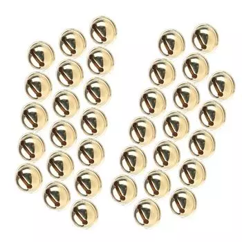 Подарки на рождественскую вечеринку, елочные шары, открытый колокольчик, рождественские колокольчики, золотой декор 1.40X1.40X1.40CM золотистый