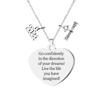 Подарки на выпускной для нее, Подарок на выпускной вечер, Вдохновляющие подарки на выпускной из колледжа/школы, Изготовлено из нержавеющей стали One Size