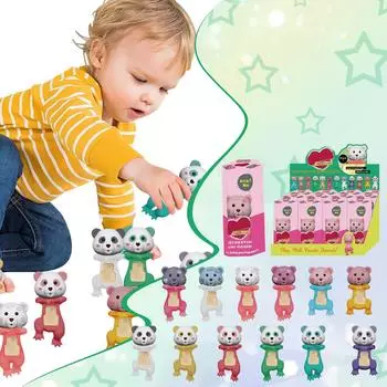 Подарки-сюрпризы, милые подвески, украшения для мобильных телефонов, 12 фигурок, модные игрушечные куклы, украшения, 12 шт. One Size розовый