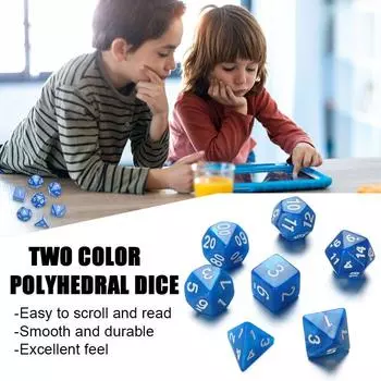 Подарки, товары для вечеринок, многогранные игрушки для отдыха и развлечений, настольная игра, набор кубиков, игровой аксессуар