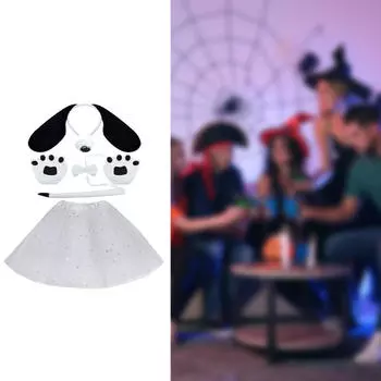 Подарки в виде собачьих ушей и хвостов с перчатками-лапками для танцевального маскарада на сцене No Skirt