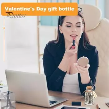 Подарочная бутылка с плохим настроением, деревянная ебля, кусочки букв, вентиляционная подарочная банка, забавный офис, коллега, друг, семейный подарок A