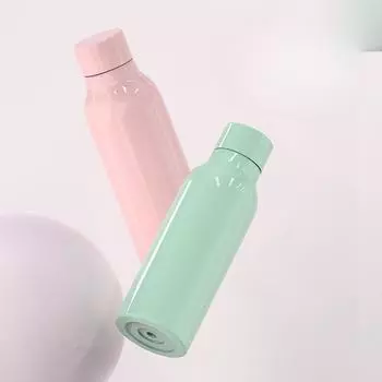 Подарочная чашка-термос женская из нержавеющей стали 304 нейтральная красивая автомобильная чашка для воды 500ml розовый