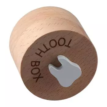 Подарочная деревянная 3D резная шкатулка для зубной феи, детские шкатулки для зубов, памятная коробка для хранения выпавших зубов