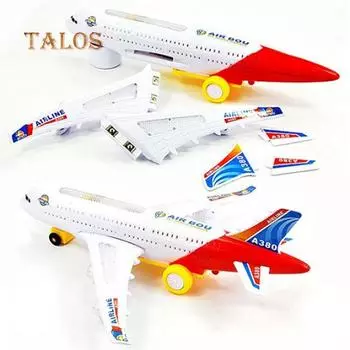 Подарочная игрушка для детей, автопилот, вспышка, звук, самолет, музыкальное освещение, игрушки, игрушки для самолетов для всех возрастов