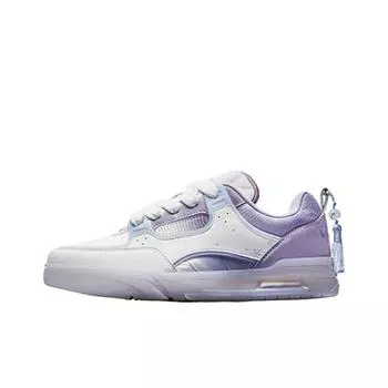 Подарочная коробка Anta Genshin Impact X Aojie Qiqi Collaboration Low-Top Skate Shoes Women sneakers White Purple 122518040X-1 35.5