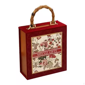 Подарочная коробка для подружки невесты, свадебный мешочек для конфет, принадлежности для невесты с ручкой для вечеринки шампанского