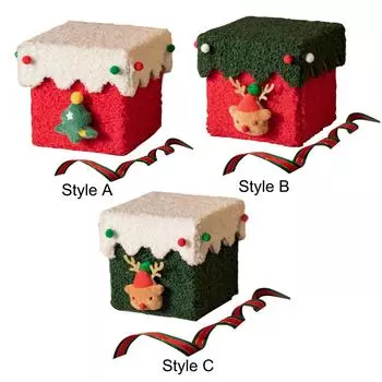 Подарочная коробка на рождественскую ночь Рождественский декор для тематической вечеринки