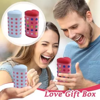 Подарочная коробка с раздражающим сердцем, напечатанная на 3D-принтере One Size горячий розовый