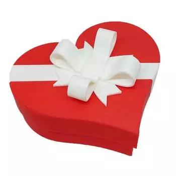 Подарочная коробка с вращающимися деталями на День святого Валентина, большая подарочная коробка, подарочная коробка, напечатанная на 3D-принтере, подарочная банка для денег, подарочная коробка для сбережений денег One Size красный