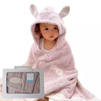 Подарочная коробка Schuette Полотенце для купания с капюшоном Полотенце Imabari Сертифицированный товар бренда Детское одеяло Полотенце для купания Полотенце для бассейна Пеленка Подарок на рождение ребенка