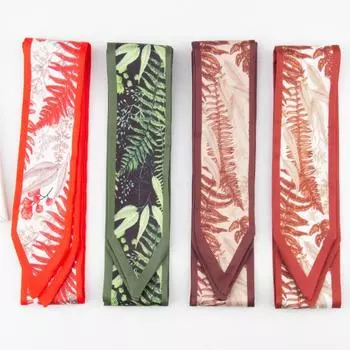 Подарочная коробка сувенир шелковый шарф повязка на голову ретро женственный темперамент галстук сумка лента длинная лента повязка на голову бабочка аксессуары для волос