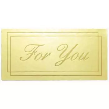 Подарочная лента Taka Brand Ad Tape For You 21-86 H22W45 мм золотой