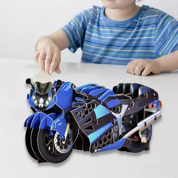 Подарочная открытка на День отца с конвертом от Son Blessings 3D Motorbike Popup
