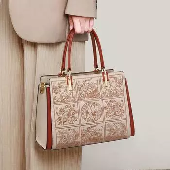 Подарочная сумка-тоут женская сумка среднего возраста женская сумка Birkin сумка для мам из высококачественной кожи