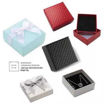 Подарочная упаковка для ювелирных изделий, брошь, серьги, ожерелье 7cm x 7cm