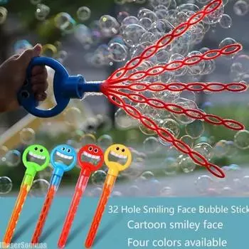 Подарочная вечеринка с улыбающимся лицом, милый мультфильм, многофункциональный пластиковый развивающий интеллект, практическое украшение на 32 отверстия для детей, маленький