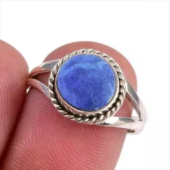 Подарочное кольцо из натурального австралийского опала ручной работы из чистого серебра 925 пробы S.6.5 m3s38