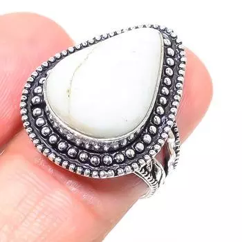 Подарочное кольцо из стерлингового серебра 925 пробы с натуральным радужным лунным камнем, размер 8 z8k27