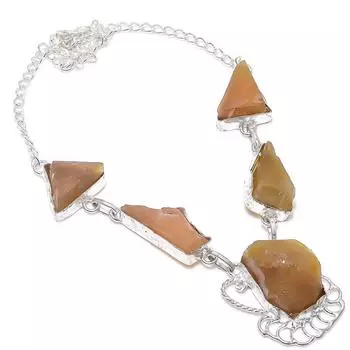 Подарочное ожерелье из натурального красного бамбука, коралла, стерлингового серебра 925 пробы, 18 дюймов, B7M48