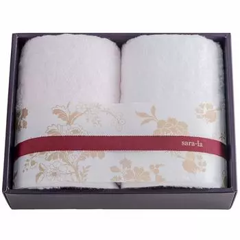 Подарочное полотенце для лица Imabari Towel, 2 шт., сделано в Японии, sara-la irodori- , розовое/белое