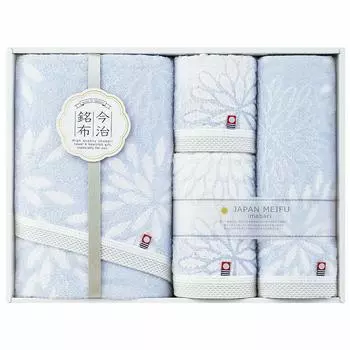 Подарочное полотенце Showa Nishikawa Imabari, банное полотенце, полотенце для лица, 2 шт., полотенце для мытья, ЯПОНИЯ, MEIFU, полотенце с цветочным принтом 2 1 (1 B/T, F/T, W/T, Синий)
