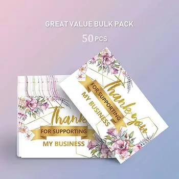 Подарочные индивидуальные презентационные открытки цветы ветки благодарность свадебные подарки X098 A01-30pcs-5x9cm