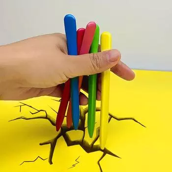 Подарочные инструменты для раннего образования, моющийся инструмент для рисования, маркер для масляной живописи, палочка, восковой карандаш, цветной карандаш 24 Colors