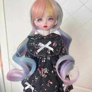 Подарочные куклы BJD для девочек 30 СМ BJD Куклы для девочек Куклы для смены макияжа 6-точечные милые куклы с 23 суставами 3D Куклы для девочек с настоящими глазами Куклы для смены одежды 30CM