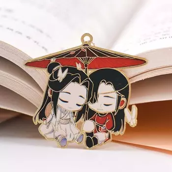 Подарочные металлические школьные принадлежности Wei Wuxian Lan Wangji, канцелярские принадлежности Mo Dao Zu Shi, маркеры для книг, закладки