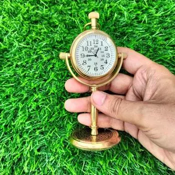 Подарочные настольные часы с гравировкой на 8-ю годовщину - традиционный подарок на бронзовую годовщину, настольные часы, подарок для пары, подарок для папы, подарок ему S коричневый