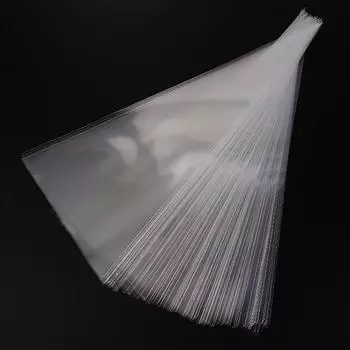 Подарочные пакеты 100 шт. Пакеты для шоколада Пакеты для сладкого попкорна Целлофановый упаковочный пакет Экологичные пакеты Пластиковый пакет Пакеты для конфет Прозрачные аксессуары 13*25cm