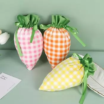 Подарочные пакеты с пасхальным кроликом, пасхальные конфеты, печенье, морковные пасхальные пакеты для упаковки подарков, пасхальный декор Orange