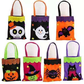 Подарочные пакеты в виде тыквы, летучая мышь, реквизит для Хэллоуина, детские игрушки, сумка-тоут для Хэллоуина 1