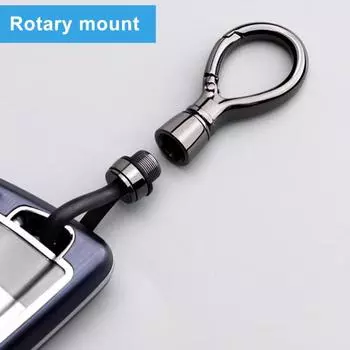 Подарочный брелок для автомобиля из цинкового сплава. Роскошный брелок для ключей в автомобиле. Ellipse серебряный