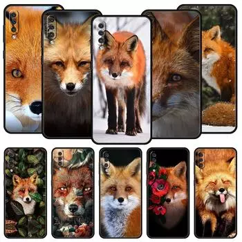 Подарочный чехол для телефона с милой красной лисой для Samsung Galaxy A12 A32 A50 A70 A20E A20S A10 A10S A22 A30 A40 A42 A52 5G A02S A04s, мягкий чехол Samsung A04s