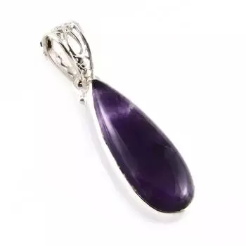 Подарочный кулон из натурального камня Тиффани 925 пробы из стерлингового серебра 1,6 дюйма W0u25