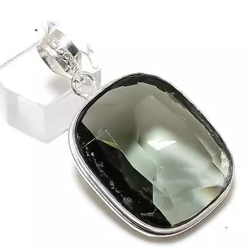 Подарочный кулон из стерлингового серебра 925 пробы, натуральный александрит, кварц, 1,81 дюйма g7R83