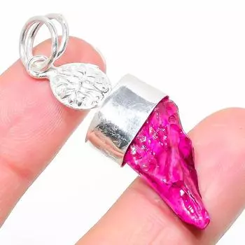 Подарочный кулон из стерлингового серебра 925 пробы с натуральным кристаллом и титаном, 2,09 дюйма i1W11