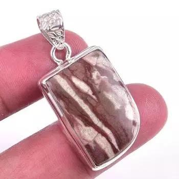 Подарочный кулон из стерлингового серебра 925 пробы с натуральной дикой лошадью и бирюзой 1,50 дюйма F2H25