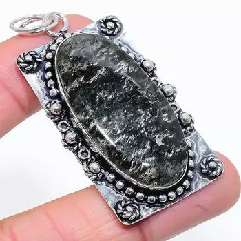 Подарочный кулон из стерлингового серебра 925 пробы, натуральный кварцевый лодолит, 2,56 дюйма, r8A07