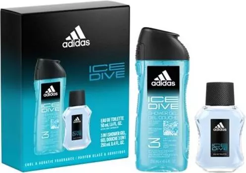 Подарочный набор Adidas Ice Dive для мужчин TU прозрачный