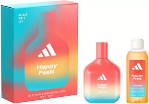 Подарочный набор для тела унисекс Adidas Vibes Happy Feels TU