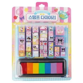 Подарочный набор для украшения дневника, содержащий 40 марок с персонажами Санрио, разные цвета